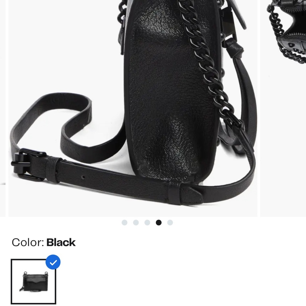 Rebecca Minkoff MAB Studded Leather Crossbody Bag - Picture 8 of 9